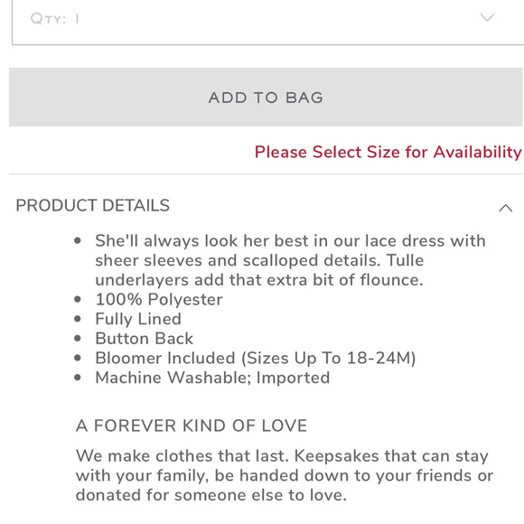 🆕 Janie and Jack Emerald Lace dress, size 5 girls - Picture 4 of 12